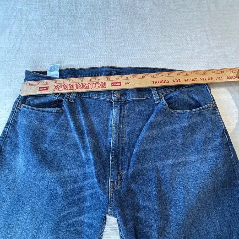 Lot of 2 Levis 559 Relaxed Straight Jeans Mens 42x30 Blue Denim Medium Wash